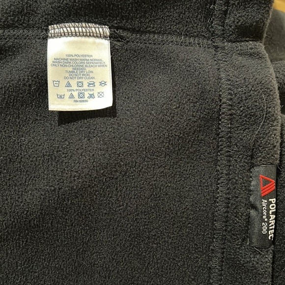 Lands End Black Fleece Jacket - Picture 8 of 11